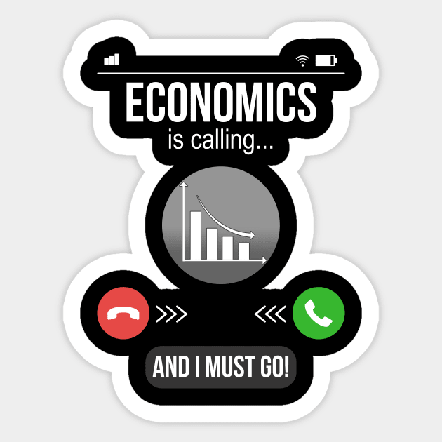 Economics Teacher Funny Economist Gift Sticker by Foxxy Merch